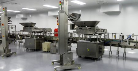 The packaging plant at Wrapsa, contract manufacturers of pharma products